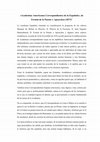 Research paper thumbnail of «Academias Americanas Correspondientes de la Española», de Fermín de la Puente y Apezechea (1873): Comentario