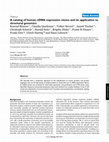 Research paper thumbnail of A catalog of human cDNA expression clones and its application to structural genomics