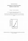 Research paper thumbnail of DNA Damage by Low-Energy Electron Impact: Dependence on Guanine Content