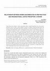 Research paper thumbnail of RELATIONSHIP BETWEEN WOMEN DISCRIMINATION IN HRM PRACTICES AND ORGANISATIONAL JUSTICE PERCEPTION: A REVIEW