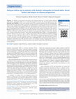 Research paper thumbnail of Delayed follow-up in patients with diabetic retinopathy in South India: Social factors and impact on disease progression