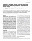 Research paper thumbnail of Importin-β facilitates nuclear import of human GW proteins and balances cytoplasmic gene silencing protein levels