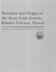 Research paper thumbnail of Structure and origin of the Koae fault system, Kilauea Volcano, Hawaii