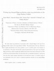 Research paper thumbnail of Probing top charged-Higgs production using top polarization at the Large Hadron Collider