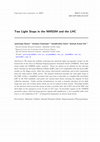 Research paper thumbnail of Two light stops in the NMSSM and the LHC