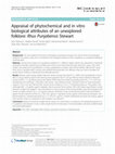 Research paper thumbnail of Appraisal of phytochemical and in vitro biological attributes of an unexplored folklore: Rhus Punjabensis Stewart