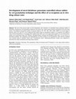 Research paper thumbnail of Development of novel diclofenac potassium controlled release tablets by wet granulation technique and the effect of co-excipients on in vitro drug release rates