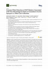 Research paper thumbnail of Genome-Wide Detection of SNP Markers Associated with Four Physiological Traits in Groundnut (Arachis hypogaea L.) Mini Core Collection