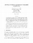 Research paper thumbnail of General Purpose Optimistic Parallel Computing