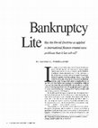 Research paper thumbnail of Bankruptcy Lite