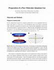 Research paper thumbnail of Preparation of a pure molecular quantum gas