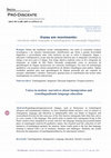 Research paper thumbnail of Vozes em movimento: narrativas sobre imigração e translinguismo na educação linguística