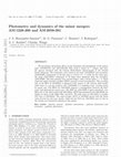 Research paper thumbnail of Photometry and dynamics of the minor mergers AM 1228-260 and AM 2058-381