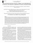 Research paper thumbnail of Relationship between Muscle Torque and Performance in Special and Specific Exercises in Young Weightlifters