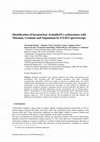 Research paper thumbnail of Identification of hexanuclear Actinide(IV) carboxylates with Thorium, Uranium and Neptunium by EXAFS spectroscopy