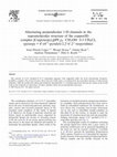 Research paper thumbnail of Alternating perpendicular 1-D channels in the supramolecular structure of the copper(II) complex [Cu(pyterpy)2](PF6)2·CH3OH·0.5 CH2Cl2 (pyterpy=4′-(4′′′-pyridyl)-2,2′:6′,2′′-terpyridine)