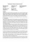 Research paper thumbnail of Monitoring of a bridge with integral abutment