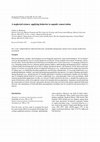 Research paper thumbnail of A Neglected Science: Applying Behavior to Aquatic Conservation