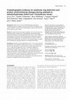 Research paper thumbnail of Crystallographic evidence for substrate ring distortion and protein conformational changes during catalysis in cellobiohydrolase Ce16A from Trichoderma reesei