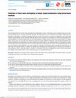 Research paper thumbnail of Prediction of mean wave overtopping at simple sloped breakwaters using kernel-based methods