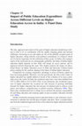 Research paper thumbnail of Impact of Public Education Expenditure Across Different Levels on Higher Education Access in India: A Panel Data Study