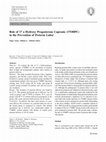 Research paper thumbnail of Role of 17 α Hydroxy Progesterone Caproate (17OHPC) in the Prevention of Preterm Labor