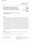 Research paper thumbnail of Stimulating interethnic contact in Kosovo: The role of social identity complexity and distinctiveness threat