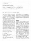 Research paper thumbnail of Surface oceanography of the inferred hatching grounds of Illex argentinus (Cephalopoda: Ommastrephidae) and influences on recruitment variability