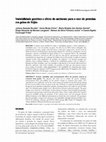 Research paper thumbnail of Variabilidade genética e efeito do ambiente para o teor de proteína em grãos de feijão