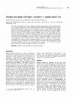 Research paper thumbnail of Strength post-spinal cord injury: myometer vs manual muscle test