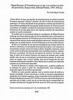 Research paper thumbnail of Miguel Bonasso, El Presidente que no fue. Los archivos ocultos del peronismo, Buenos Aires, Editorial Planeta, 1997, 645 pp