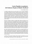 Research paper thumbnail of Carlos Prigollini (compilador), Del Gobierno Popular al Modelo Neoliberal