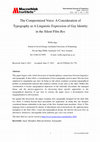 Research paper thumbnail of The Compromised Voice: A Consideration of Typography as A Linguistic Expression of Gay Identity in the Silent Film Boy