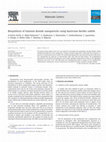 Research paper thumbnail of Biosynthesis of titanium dioxide nanoparticles using bacterium< i> Bacillus subtilis</i>