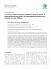 Research paper thumbnail of Assessment of Bacteriological and Physicochemical Quality of Drinking Water from Source to Household Tap Connection in Nekemte, Oromia, Ethiopia