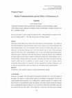 Research paper thumbnail of Market Fundamentalism and the Ethics of Democracy in Uganda