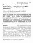 Research paper thumbnail of Cellular genomic reporter assays for screening and evaluation of inducers of fetal hemoglobin