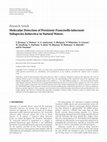 Research paper thumbnail of Molecular detection of persistent Francisella tularensis subspecies holarctica in natural waters