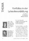 Research paper thumbnail of Portfolios in der LehrerInnenbildung