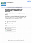 Research paper thumbnail of Marginal microleakage of flowable resin composites used to adhere Semi-Direct restorations