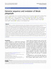 Research paper thumbnail of Genome sequence and evolution of Betula platyphylla