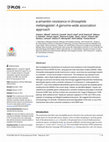 Research paper thumbnail of α-amanitin resistance in Drosophila melanogaster: A genome-wide association approach