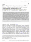 Research paper thumbnail of Selective kappa-opioid antagonism ameliorates anhedonic behavior: evidence from the Fast-fail Trial in Mood and Anxiety Spectrum Disorders (FAST-MAS)