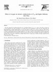 Research paper thumbnail of Effect of oxygen on electric conductivities of C60 and higher fullerene thin films