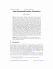 Research paper thumbnail of High-Dimensional Bayesian Geostatistics