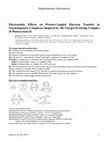 Research paper thumbnail of Electrostatic Effects on Proton Coupled Electron Transfer in Oxomanganese Complexes Inspired by the Oxygen-Evolving Complex of Photosystem II