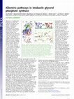 Research paper thumbnail of Allosteric pathways in imidazole glycerol phosphate synthase