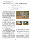 Research paper thumbnail of Detection of Natural Landmarks for Mapping by a Demining Robot