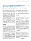 Research paper thumbnail of Lactulose Is Associated With Decreased Risk of Clostridium difficile Infection in Decompensated Cirrhosis