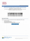 Research paper thumbnail of Subscriber access provided by BRANDEIS UNIV Measuring the Nucleation Rate of Lysozyme using Microfluidics More About This Article